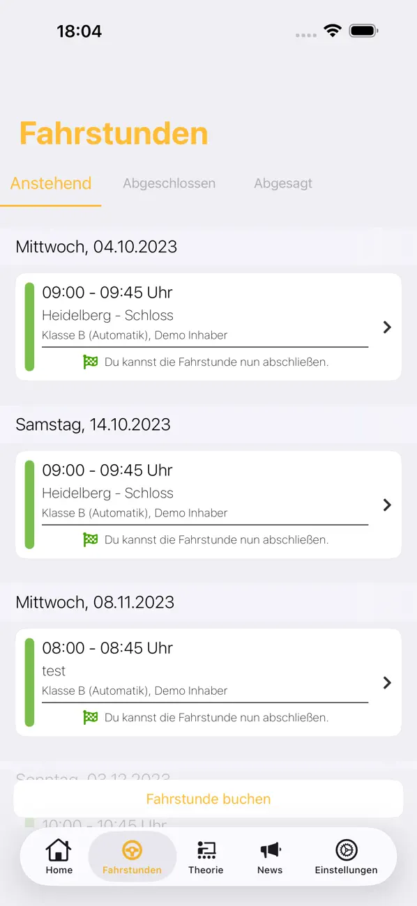 Screenshot #2 pour Fahrschule Mertz