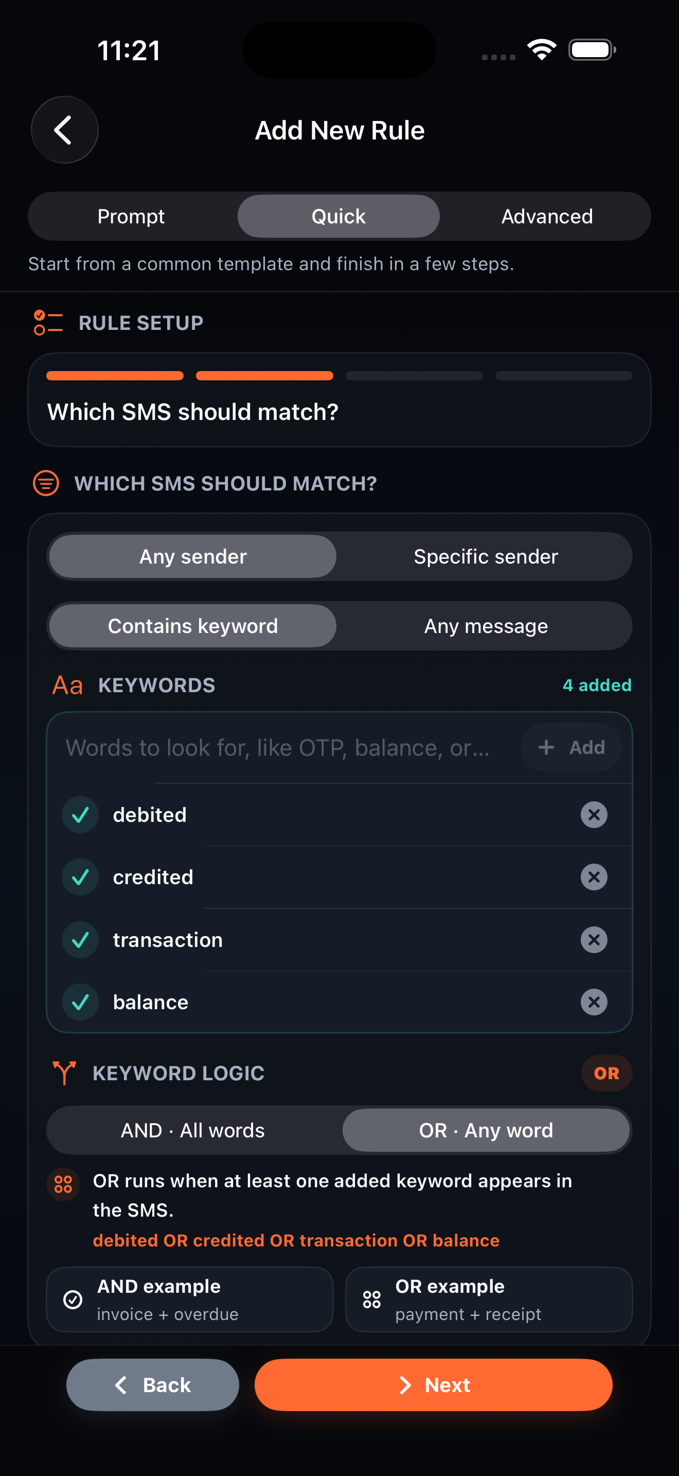 Text SMS Forwarder screenshot 3