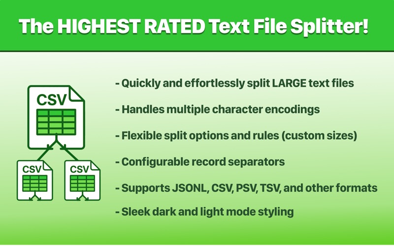 Screenshot #1 pour Text File Splitter