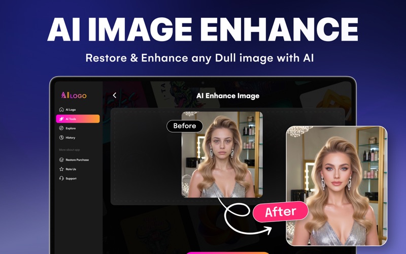 AI Logo Generator, Logo Maker. iPhone screenshot