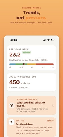 Plately: AI Food Scanner Screenshot 7 of 10