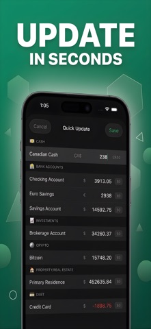 Commas: Net Worth Tracker Screenshot 5 of 7