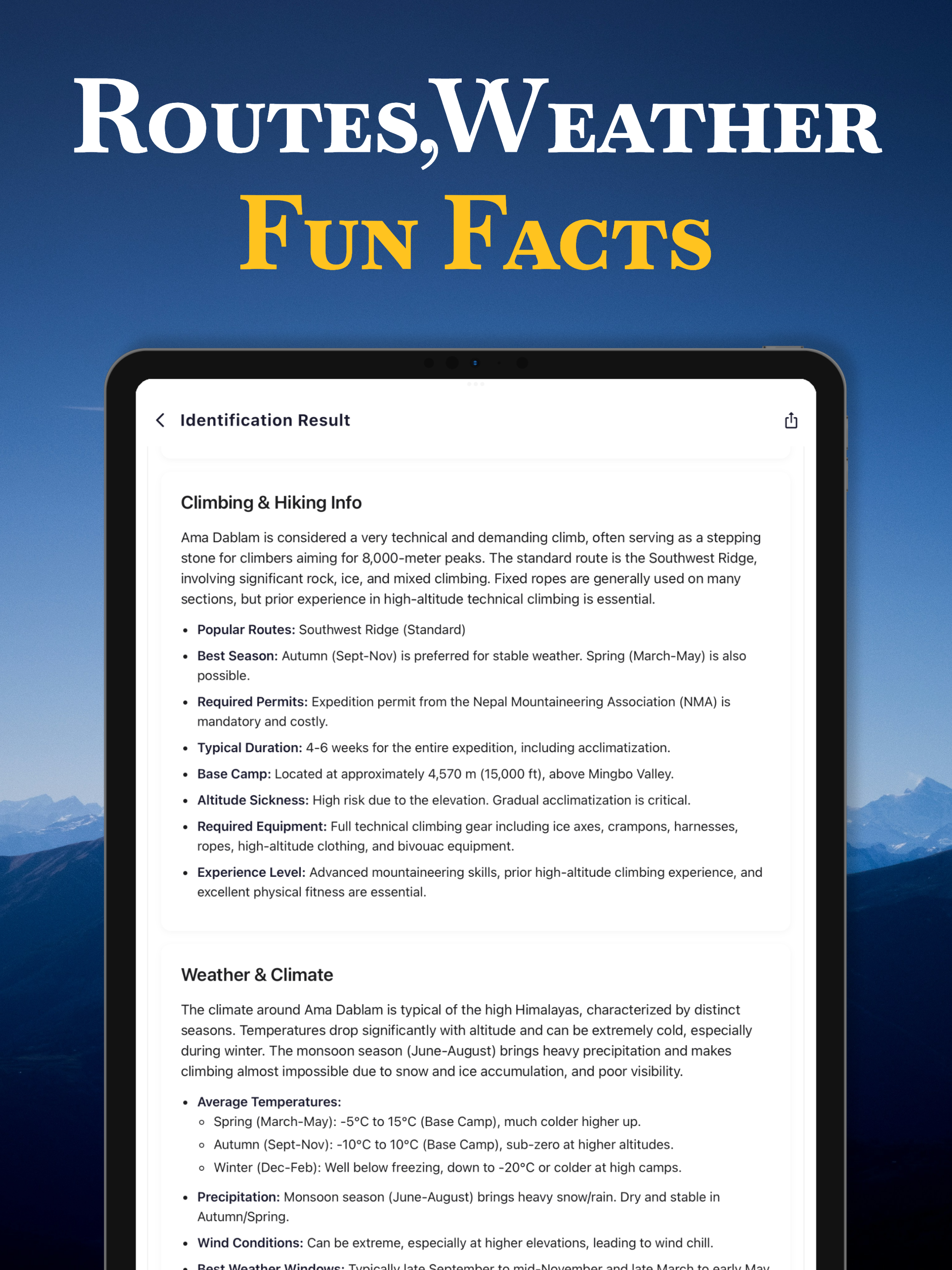 Mountain Identifier: PeakGuide screenshot 8