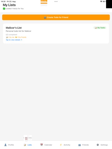 App screenshot
