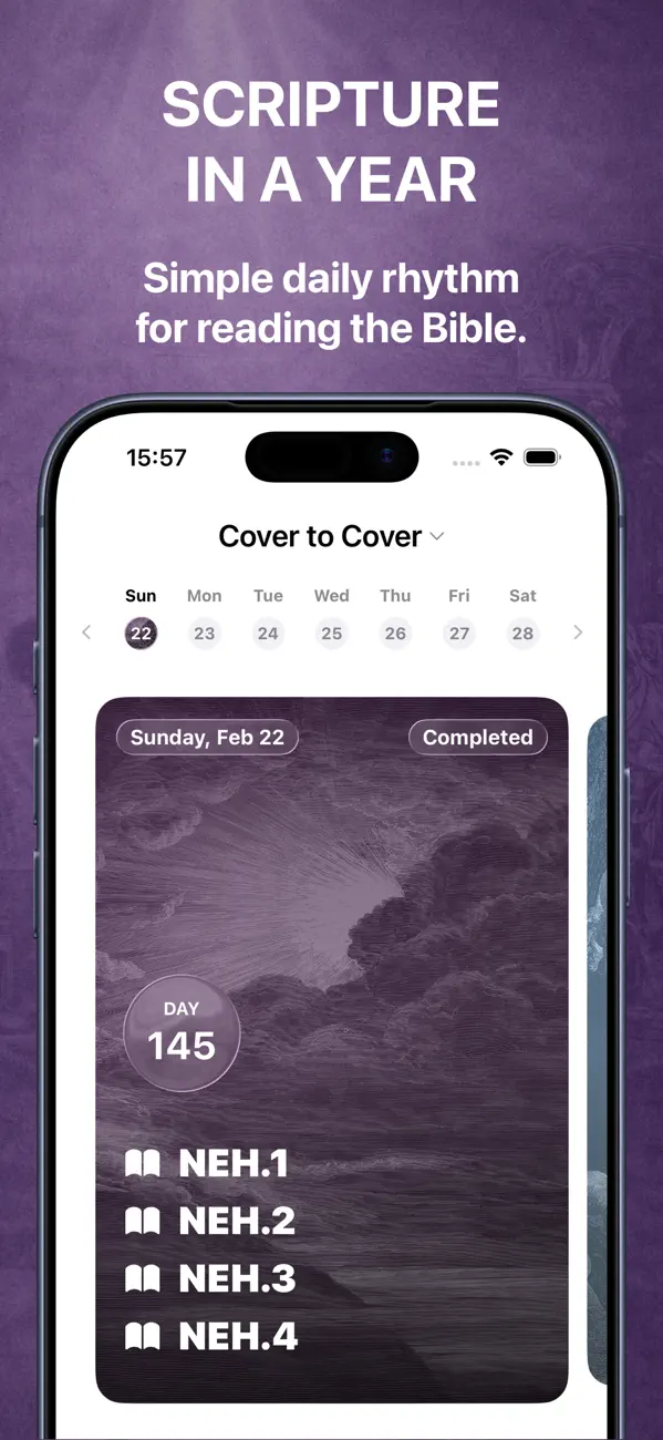 Screenshot #1 pour Read the Bible in One Year