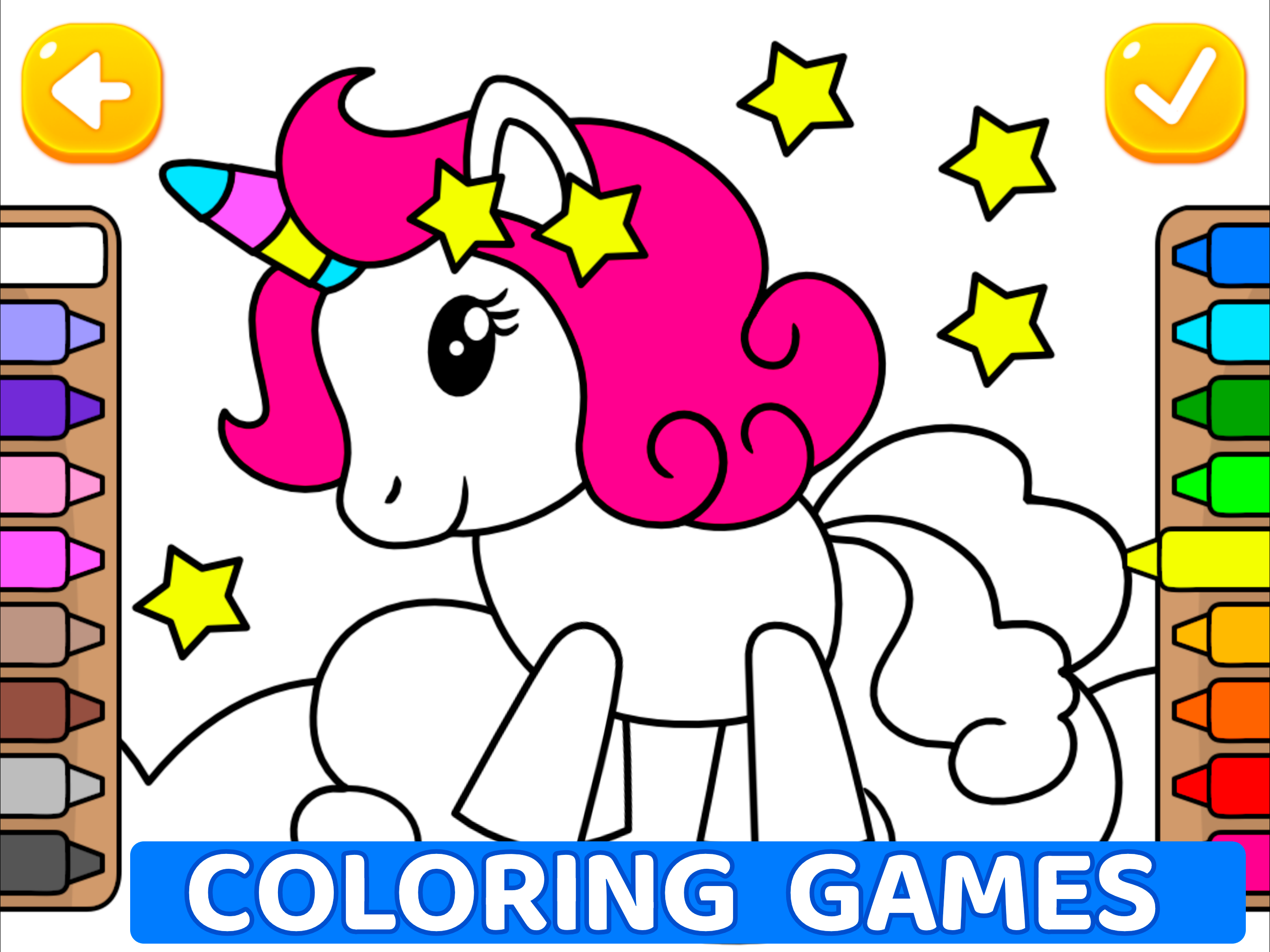 Unicorn Coloring Puzzle Games screenshot 11