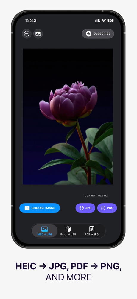 JPG Converter: HEIC, PDF, RAW screenshot 2