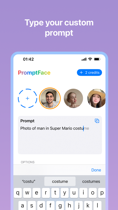 PromptFace AI Headshots Screenshot