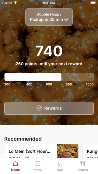 Double Happy iPhone screenshot 1 - Food & Drink app
