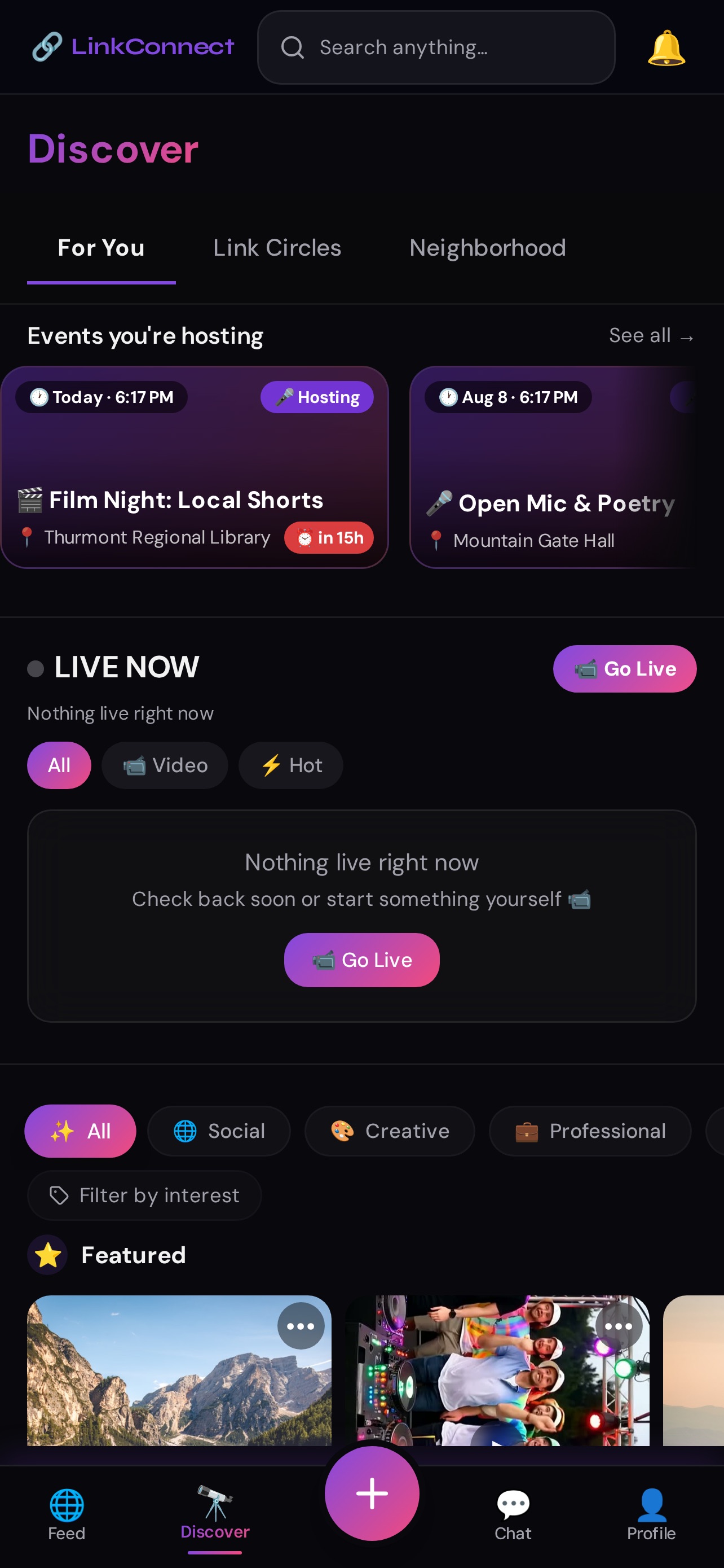 Screenshot 2 of LinkConnect - Social Network