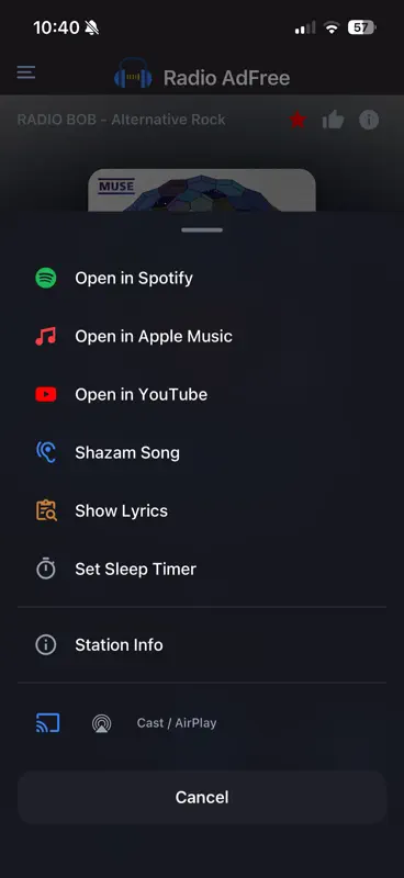 Radio Adfree: App ohne Werbung screenshot 8 of 10