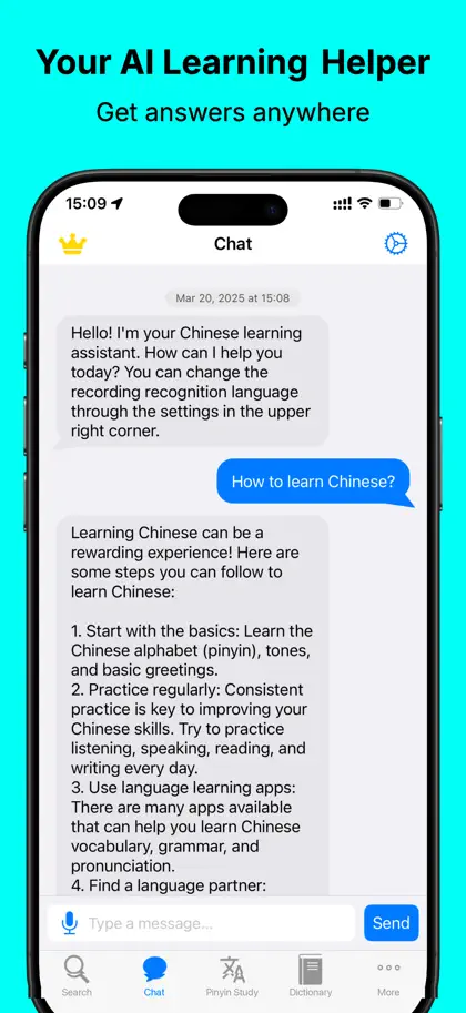 Captura 6 de 6 de Pinyin Helper -  Speak Chinese
