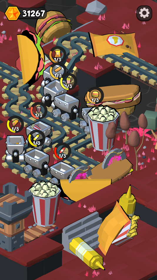 #3. Food Train Sort (iOS) di: KRUSTY GAMES