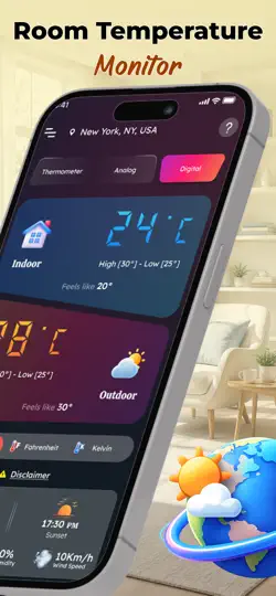 Capture d'écran de Room Temperature + Thermometer sur iPhone 2