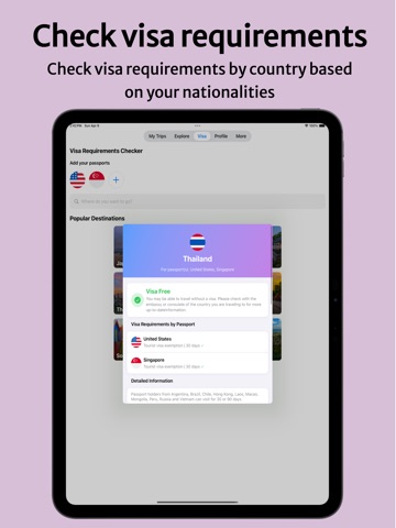 Triply - Trip Tracker iPad screenshot