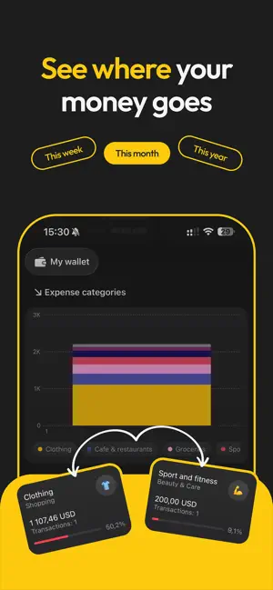 Money tracker. Family spending screenshot 2