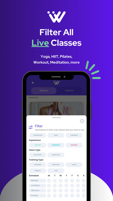 Personal Coach - Live Training Screenshot