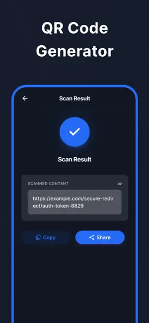 QR Code Scanner - Scan & Share screenshot 3