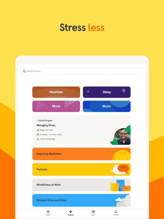 Headspace: Sleep & Meditation iPad app afbeelding 4