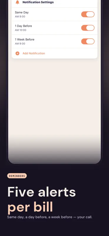 FineBill - Bill Tracker screenshot 3 of 6