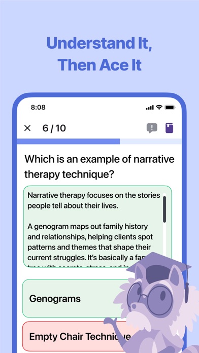 NCE Exam Prep 2026 | EZPrep screenshot