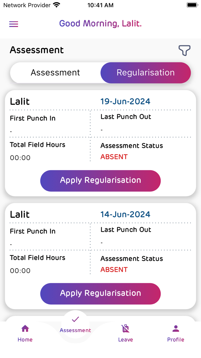 Field Force Assessment - Adani