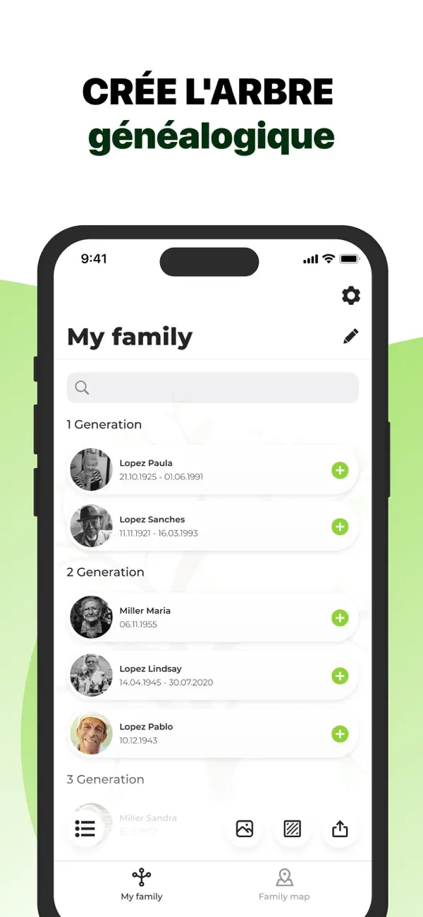 Screenshot #3 pour Arbre Généalogique: Ma Famille