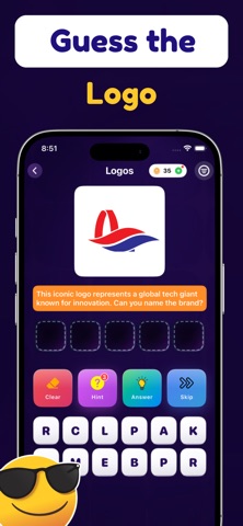 World Logo Quiz - Logofind Screenshot 1 of 3
