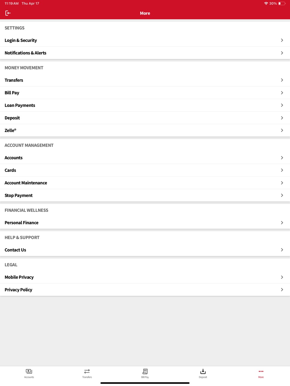 iPad screenshot