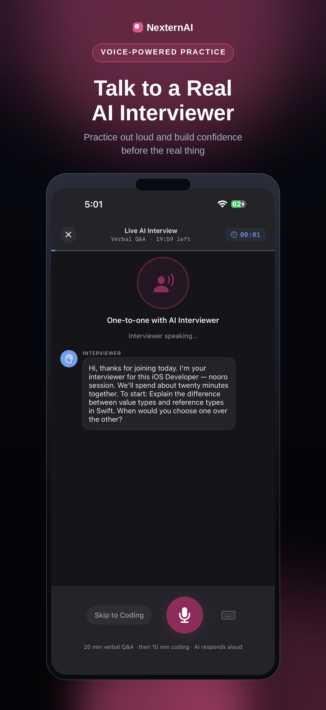 NexternAI: AI Interview Coach screenshot 5