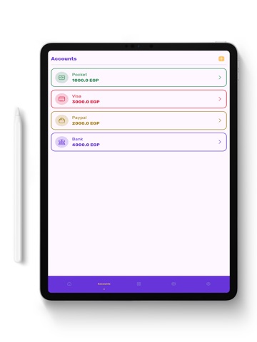 Flosy Fen - Expense Tracker iPad screenshot