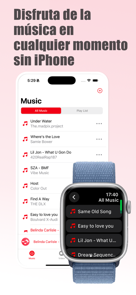 WristPlayer - Música y vídeo screenshot 2