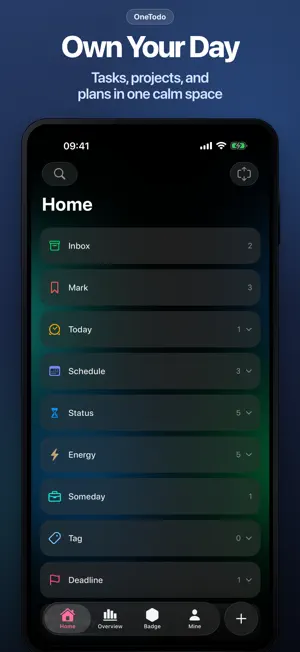 OneTodo - Personal Task System screenshot 1