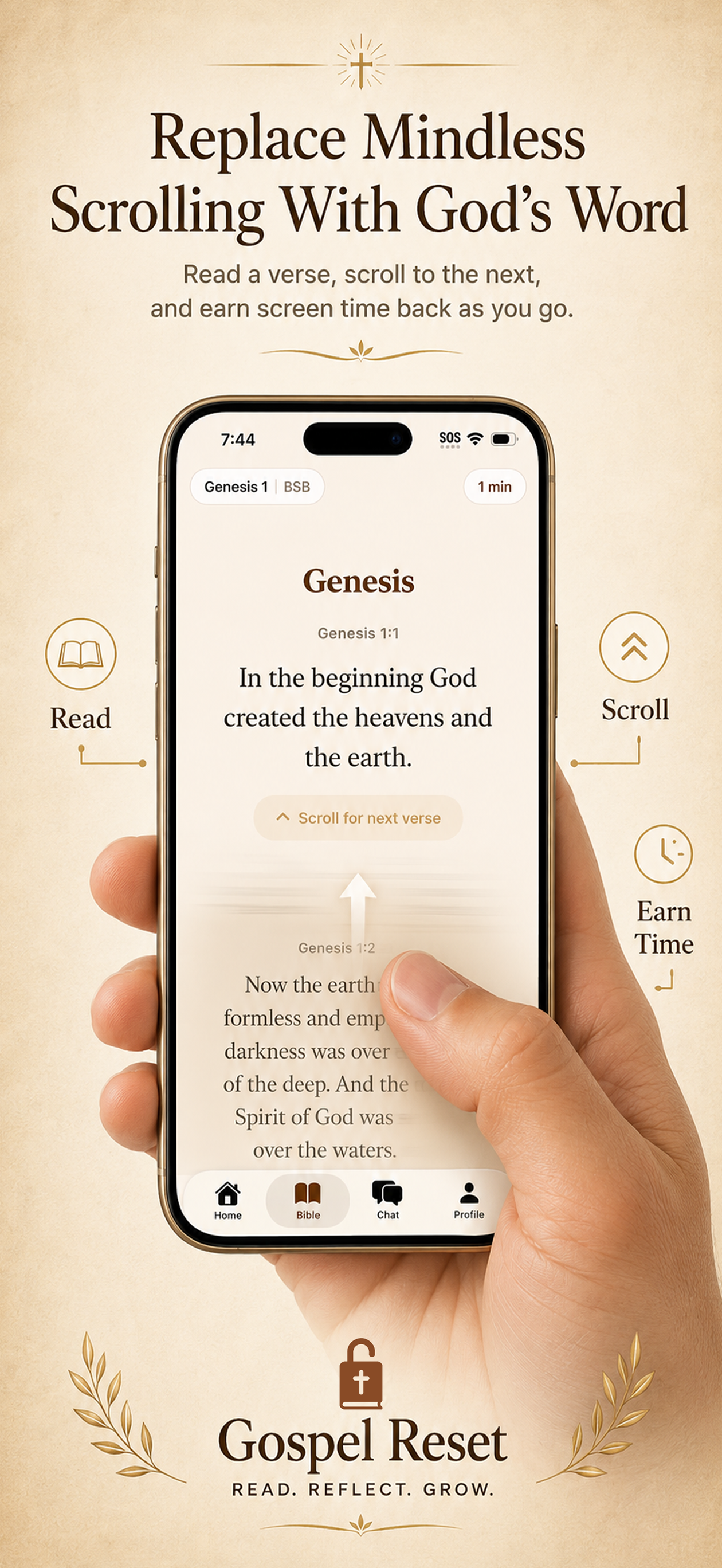 Gospel Reset: Bible and Focus screenshot 3