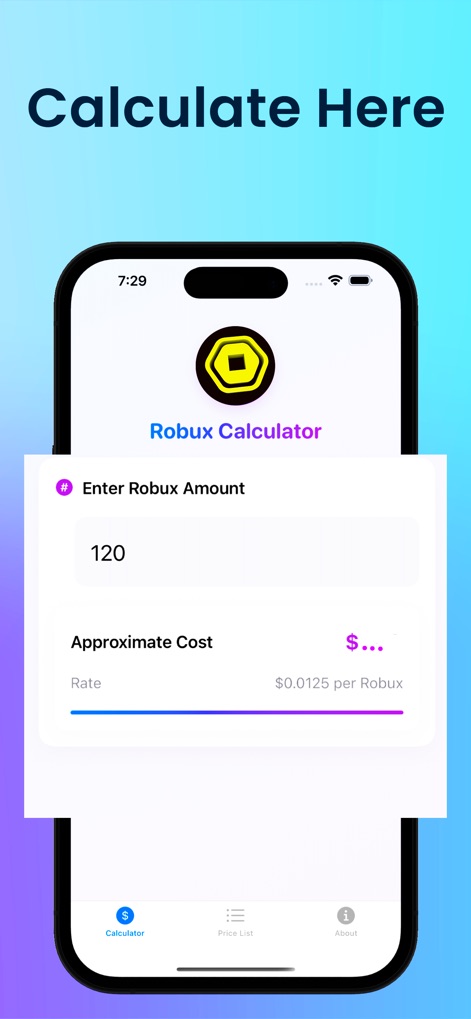 Robux Calculator - Earn Coins - App de Utilidades | MWM