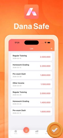 Dana Safe - Tutor Earnings iPhone screenshot 5