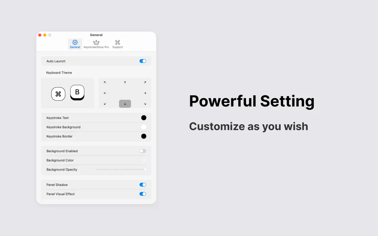 #2. VisualKeysPro (macOS) Με: 超 程