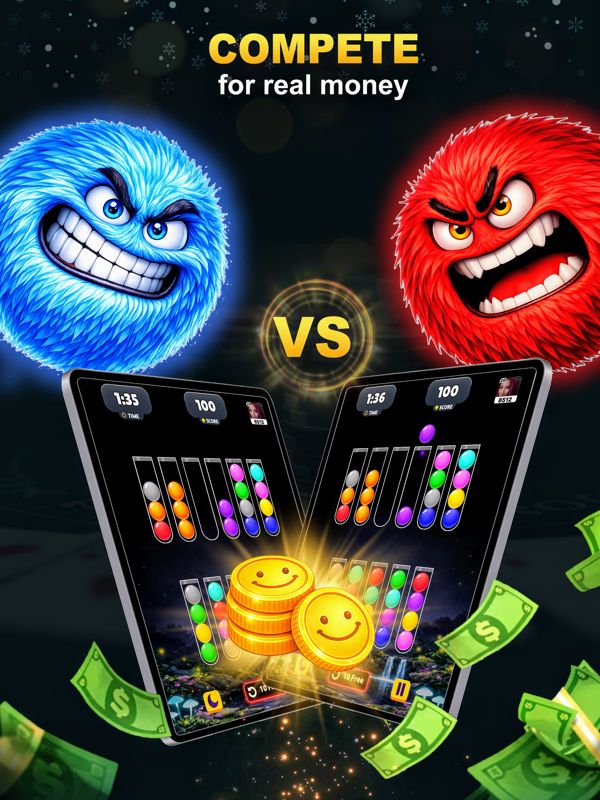 Ball Sort Puzzle - Real Cash