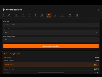 Master Electrician - Code AI iPad screenshot