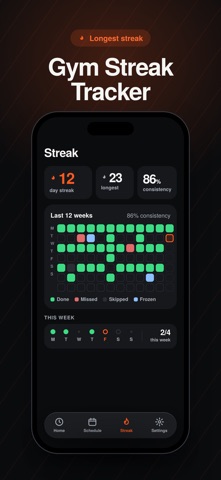 Gymbound - Workout Reminder screenshot 2