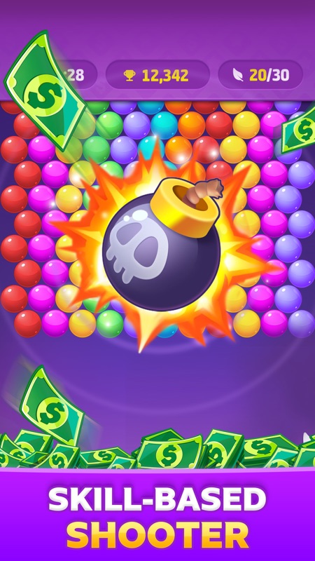 Bubble Buzz: Win Real Cash screenshot 1