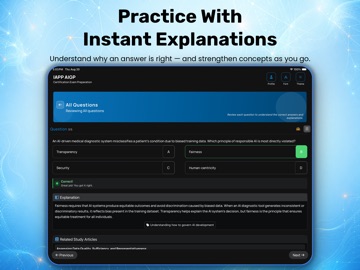 AI Certification Exam Prep iPad screenshot