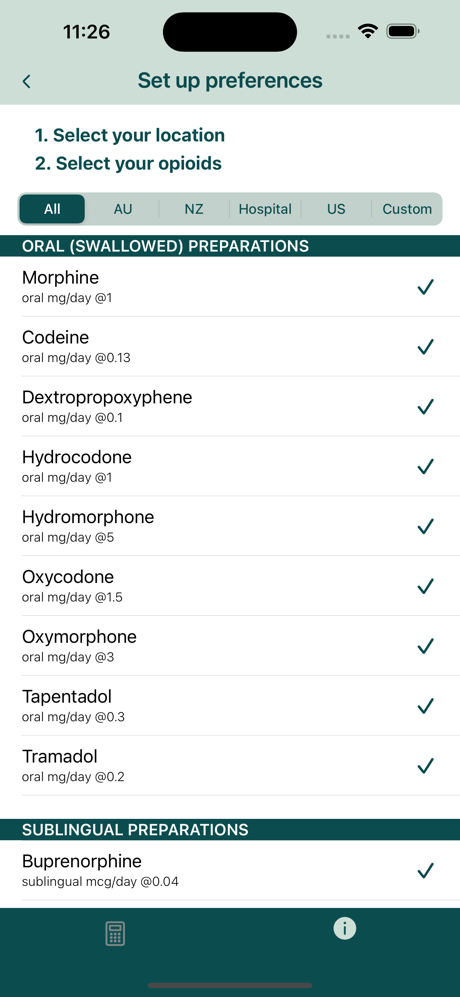 Opioid Calculator screenshot 8