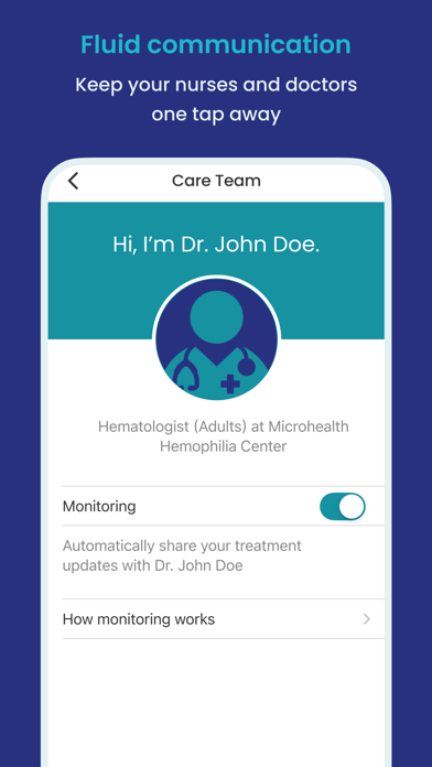MicroHealth Hemophilia Screenshot