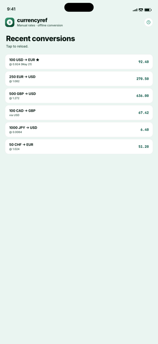 CurrencyRef Screenshot 4 of 5