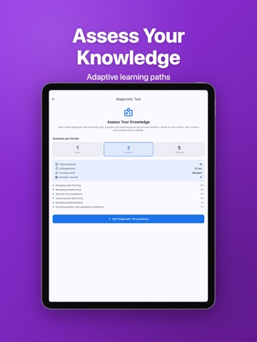 Cloud Architect Pro Prep iPad screenshot