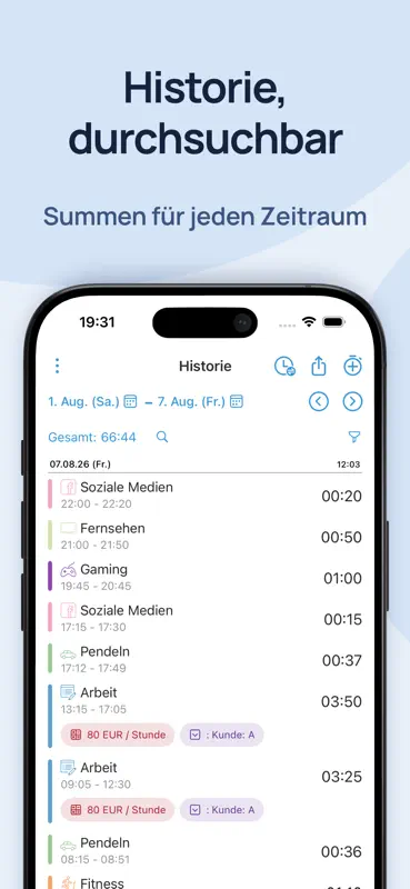 ATracker PRO - Zeitmanagement screenshot 5 of 10