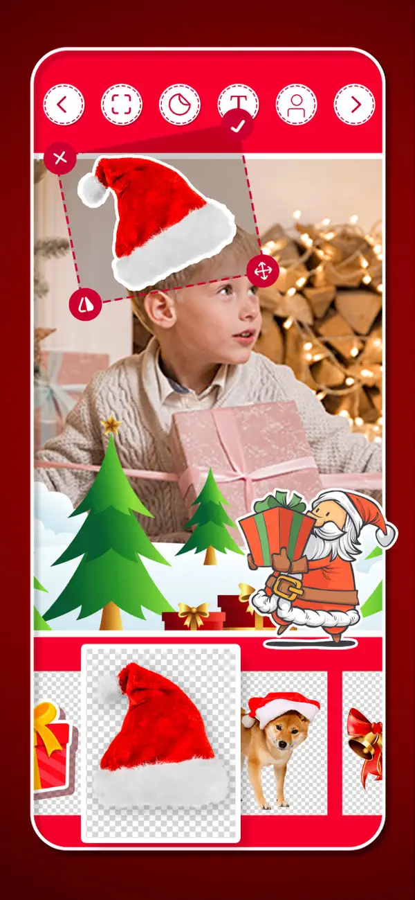 Screenshot #3 pour Joyeux Noël photo de voeux
