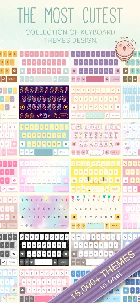 Pastel Keyboard Themes Color - Utilities App | MWM
