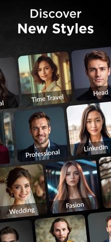 AI Headshot Generator & Photos iPhone screenshot